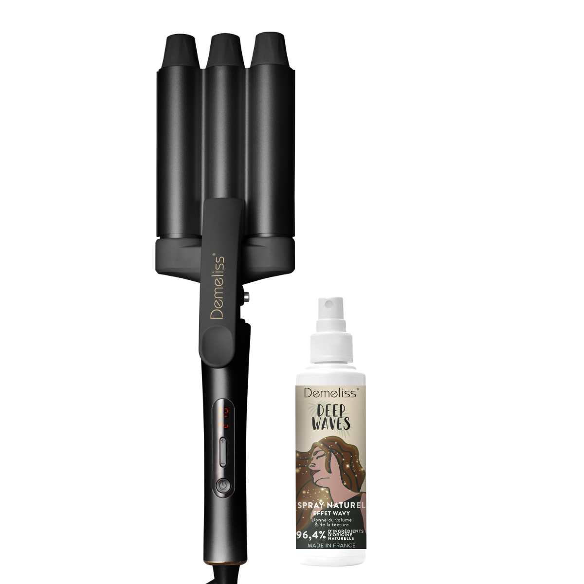 Coffret fer à onduler WAVES avec soin