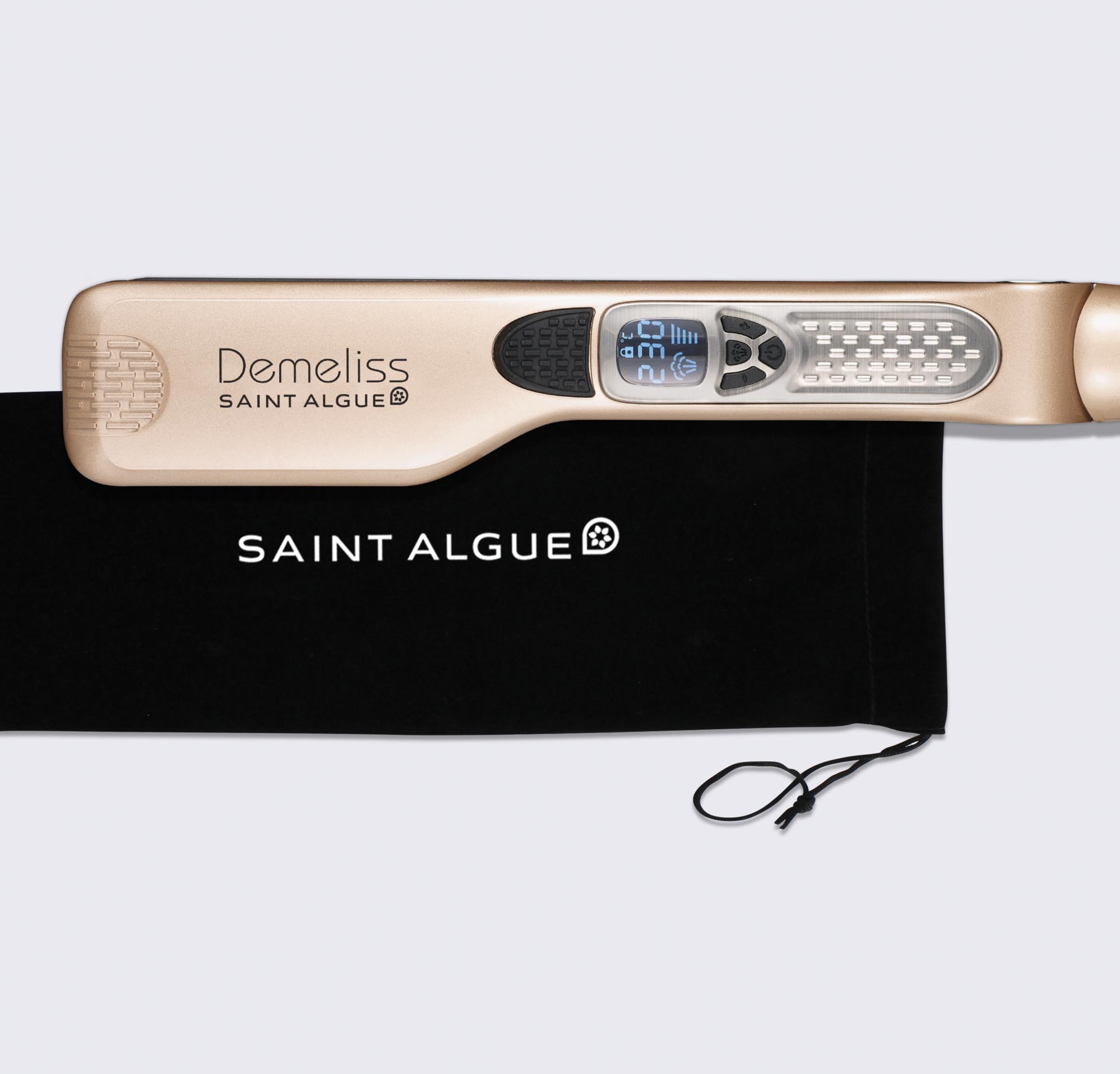 SAINT ALGUE Lisseur Demeliss Titanium Black Mat Edition (SA-171)