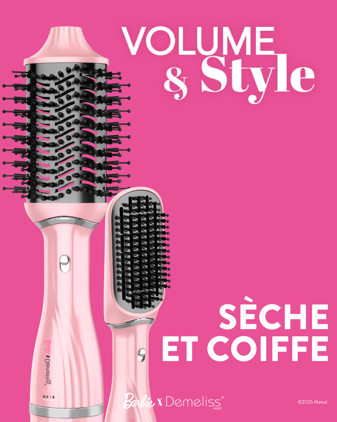 Barbie brosse soufflante volume & style coiffure beauté 